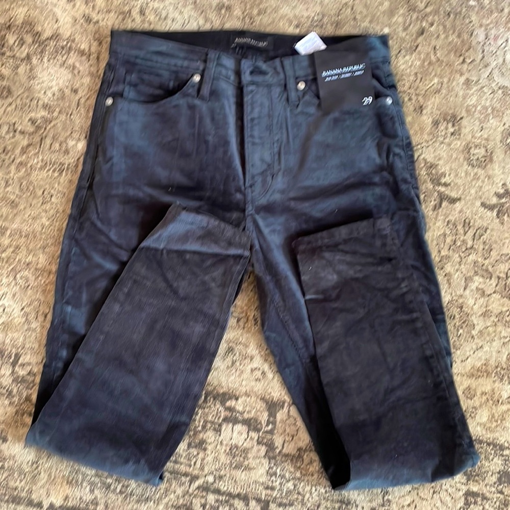 Banana Republic file wale corduroy mid-rise skinny ankle jeans size 29 NWT